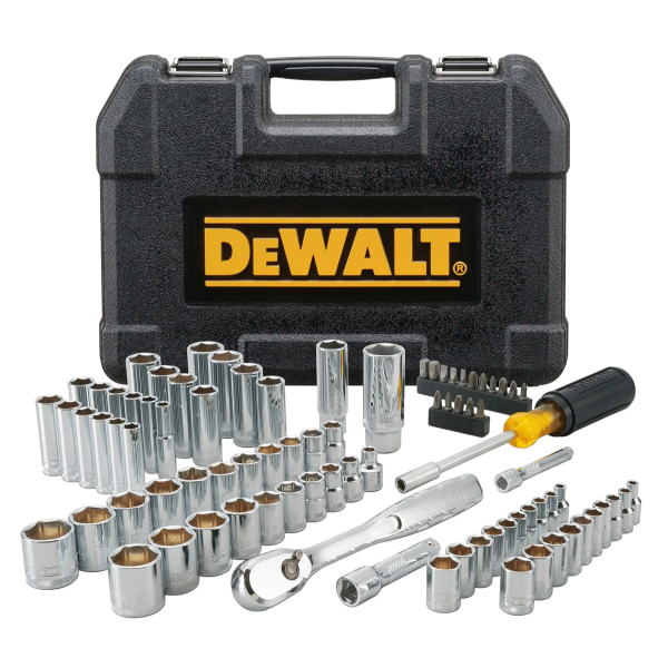 Набор головок и бит 1/4' и 3/8' DeWalt, 84 шт