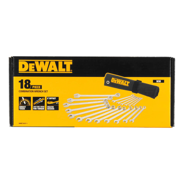 Набір ключів комбінованих DeWalt, 18 шт