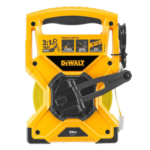 Рулетка вимірювальна FIBREGLASS DeWALT, 30 м