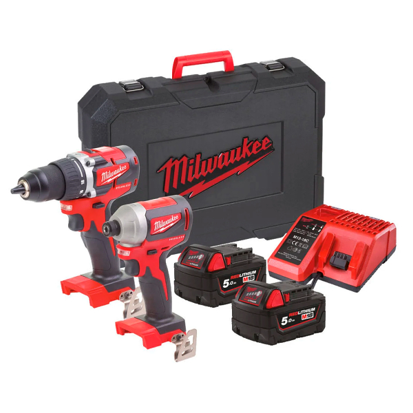 Набір акумуляторного інструменту Milwaukee M18 CBLPP2B-502C