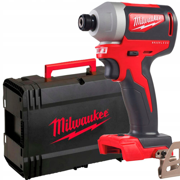 Аккумуляторный винтоверт MILWAUKEE M18 BLID2-0X, каркас, в кейсе