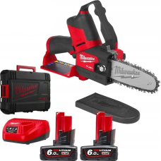 Пила цепная аккумуляторная MILWAUKEE M12 FUEL FHS-602X, 12V 2x6.0 Ah, з/у