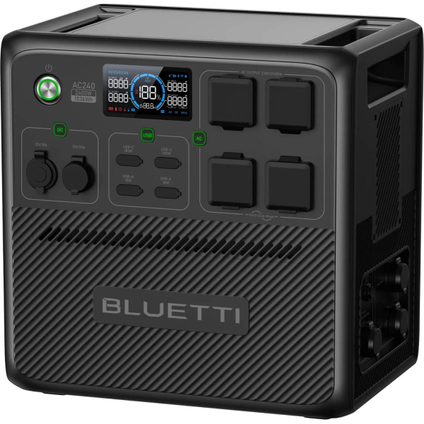 Зарядная станция Bluetti AC240, 1536 Вт/час, 2400 Вт