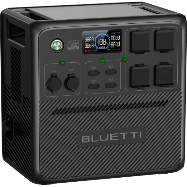 Зарядная станция Bluetti AC240, 1536 Вт/час, 2400 Вт
