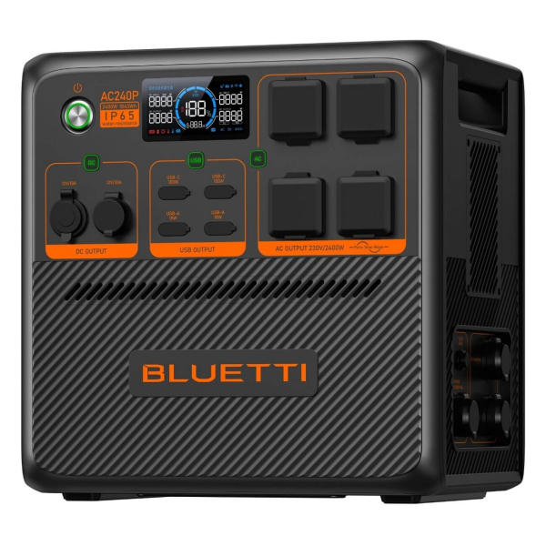 Зарядная станция Bluetti AC240P, 1843 Вт/час, 2400 Вт