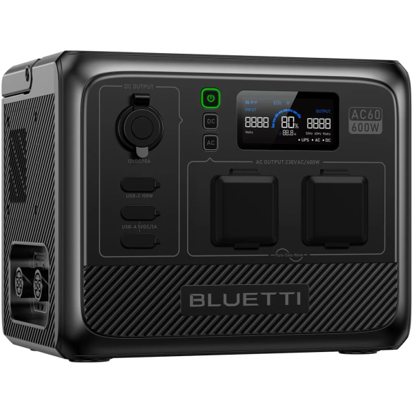 Зарядна станція Bluetti AC60, 403 Вт/год, 600 Вт