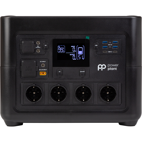 Зарядная станция PowerPlant HS1000, 1024 Вт/час, 1800 Вт