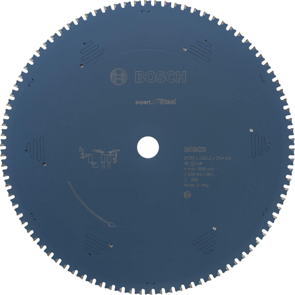 Пильный диск Bosch Expert for Steel 355 мм /90