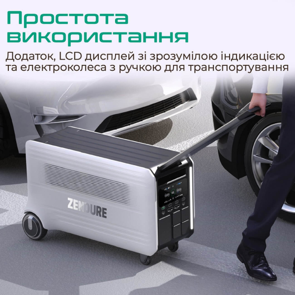 Зарядная станция Zendure SuperBase V6400, 6438 Вт/час, 3800 Вт