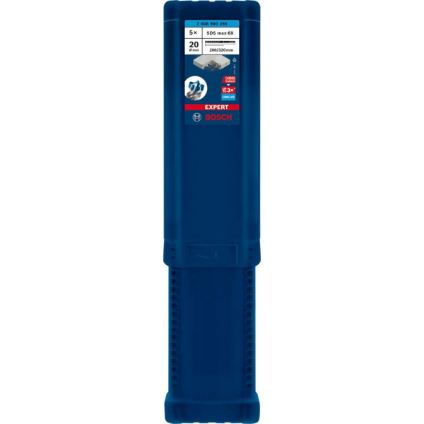 Ударний бур Bosch Expert SDS-Max-8X, 20x200x320 мм, 5 шт