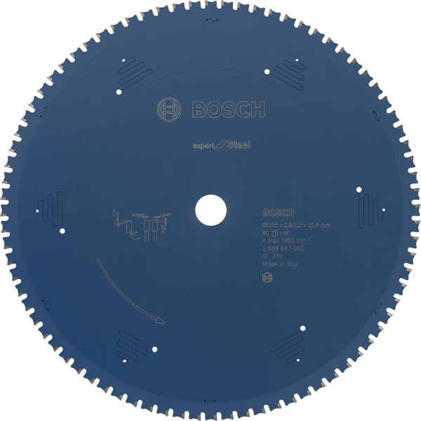 Пиляльний диск Bosch Expert for Steel 355 мм /80
