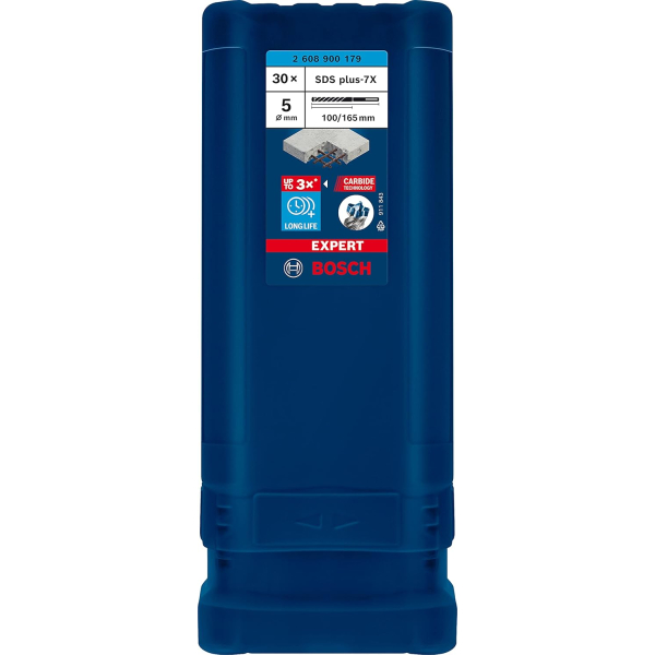 Ударный бур Bosch Expert SDS-Plus-7X 5х100х165 мм, 30 ш