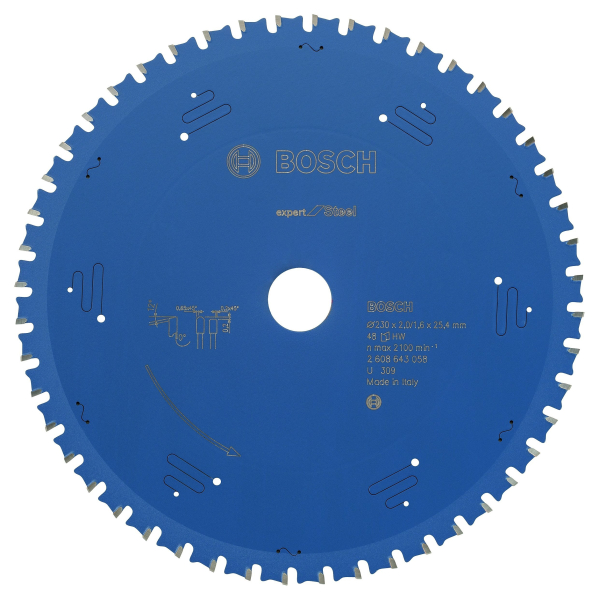 Пильный диск Bosch Expert for Steel 230х25.4/48