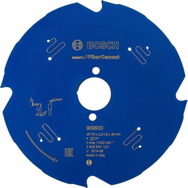 Пиляльний диск Bosch Expert for Fiber Cement 170х2,2х30, 4 TCG