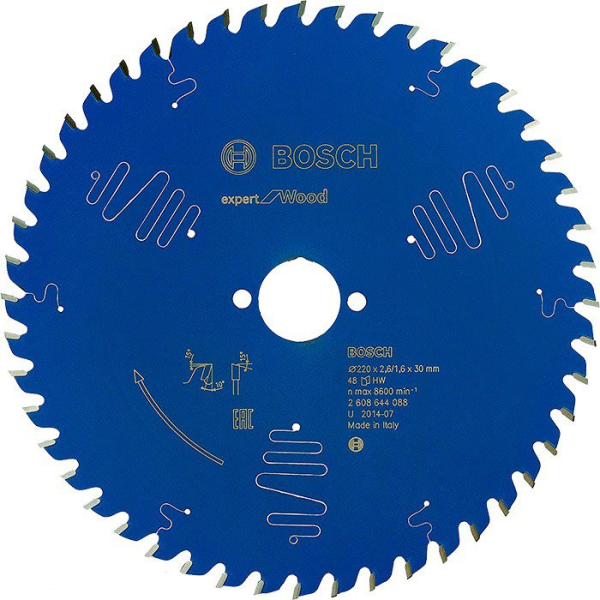 Пиляльний диск Bosch Expert for Wood 220х2,6х30, 48 ATB