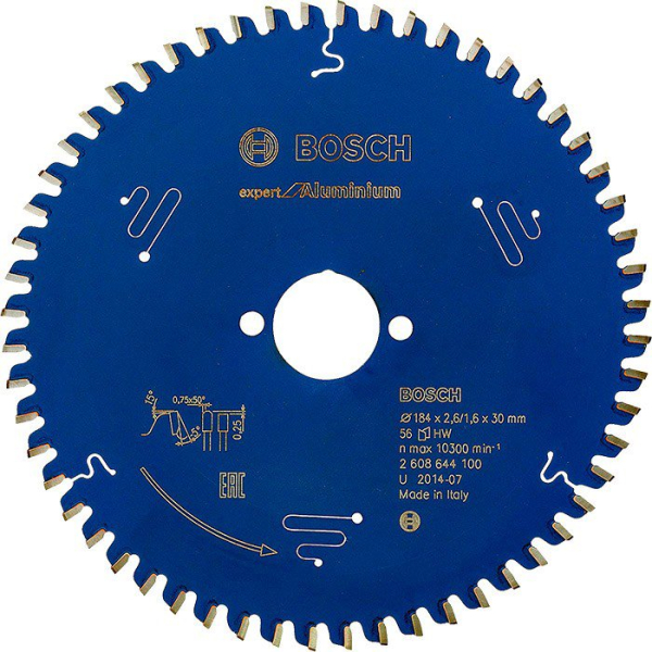 Пиляльний диск Bosch Expert for Aluminium 184х2,6х30, 56 HTLCG