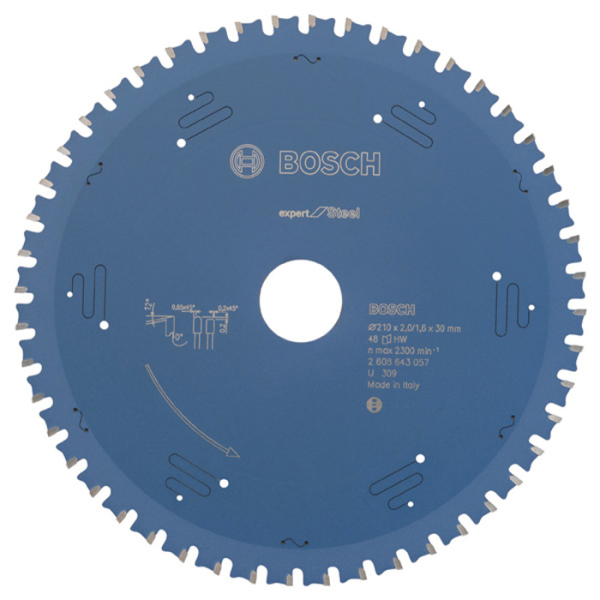 Пильный диск Bosch Expert for Steel 210х30х2, 48 HLTCG