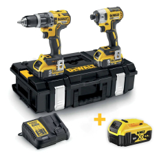 Набір з двох безщіткових інструментів DeWALT DCK266P2+DCB184