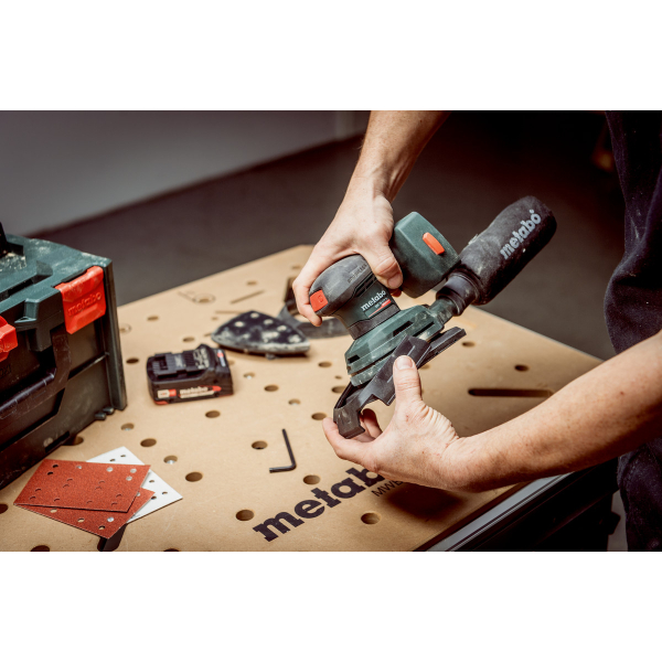 Аккумуляторная мультишлифмашина Metabo SM 18 LTX BL, каркас, в metaBOX 215