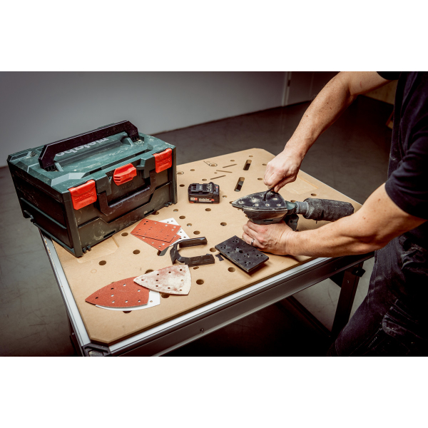 Аккумуляторная мультишлифмашина Metabo SM 18 LTX BL, каркас, в metaBOX 215