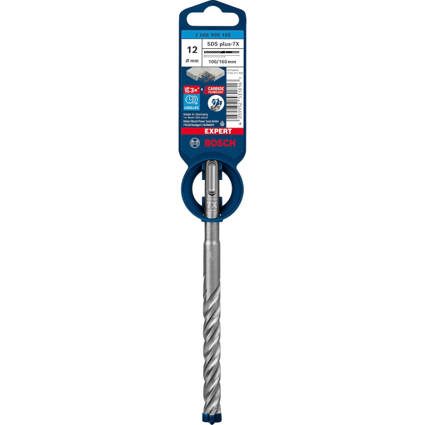Ударний бур Bosch Expert SDS-Plus-7X 12x100x165 мм