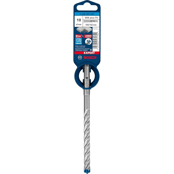 Ударный бур Bosch Expert SDS-Plus-7X 10x100x165 мм
