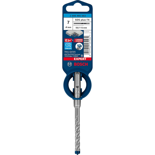 Ударный бур Bosch Expert SDS-Plus-7X 7x50x115 мм