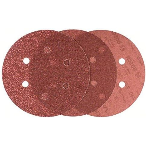 Шліфувальний диск Bosch Expert for Wood, 150 мм, K60/80/240, 6 шт