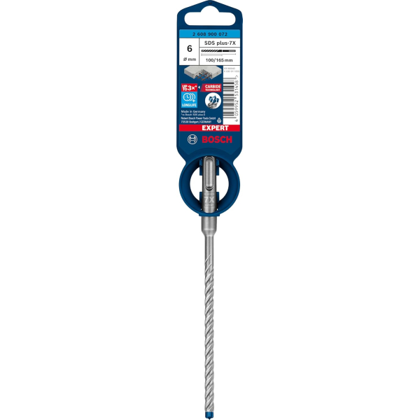 Ударний бур Bosch Expert SDS-Plus-7X 6х100х165 мм