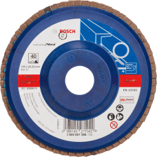 Лепестковый шлифкруг Bosch X551 Expert for Metal 125×22.23 мм К40