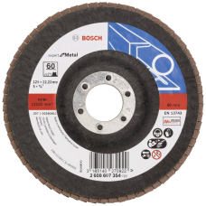 Пелюстковий шліфкруг Bosch Expert for Metal 125×22.23 мм К60