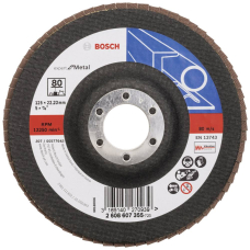 Пелюстковий шліфкруг Bosch Expert for Metal 125×22.23 мм К80