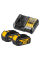Базовий комплект DeWALT DCB1104M2 18V XR Li-Ion, 2x4.0 Ah, DCB1104