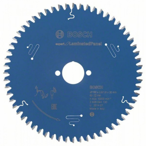 Пильный диск Expert for Laminated Panel 190×2,6×30, 60 ATB