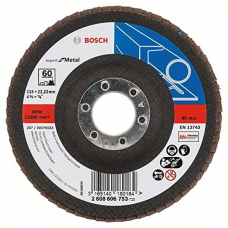 Пелюстковий шліфкруг Bosch X551 Expert for Metal 115×22.23 мм К60