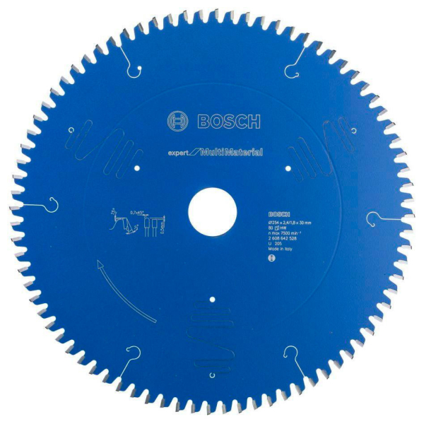 Пильный диск Bosch Expert for Multi Material 254x30x2.4/1.8 80T