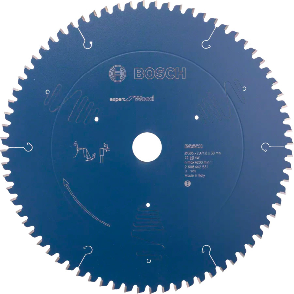 Пильный диск Bosch Expert for Wood 305х30х2.4, 72Т