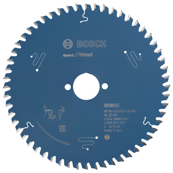 Пильный диск Bosch Expert for Wood 190×30×2.6, 56 АТВ