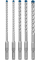 Набор буров Bosch Expert SDS-Plus-7X 6, 6, 8, 8, 10 мм