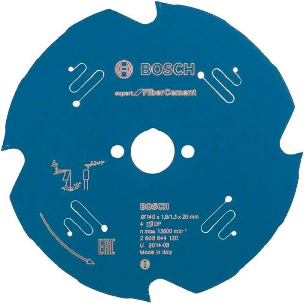 Пильный диск Bosch Expert for Fiber Cement 140×1.8×20, 4TCG
