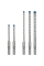 Набор буров Bosch Expert SDS-Plus-7X 5-10 мм, 5 шт