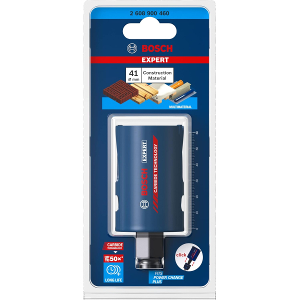 Коронка Bosch Expert Construction Material, 41x60 мм