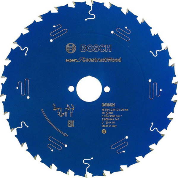 Пильный диск Bosch Expert for Construct Wood 210×2×30, 30