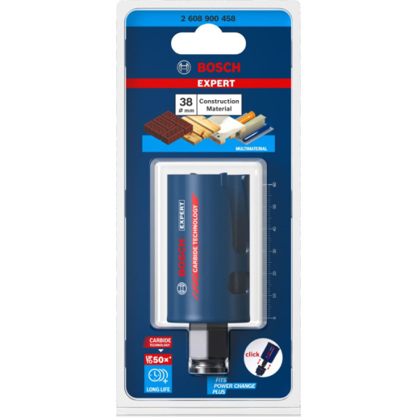 Коронка Bosch Expert Construction Material, 38x60 мм