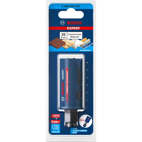 Коронка Bosch Expert Construction Material, 35x60 мм