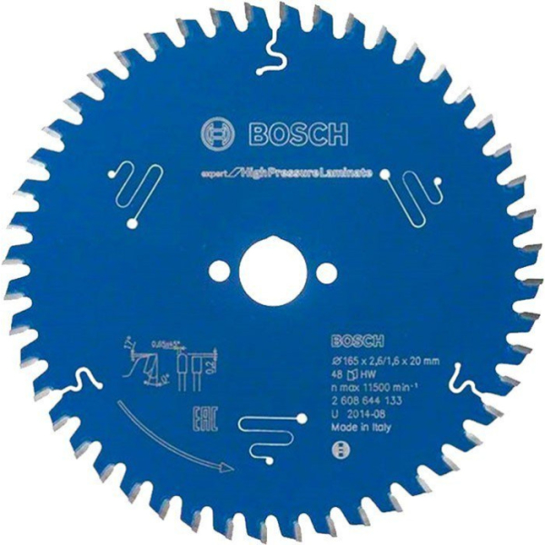 Пильный диск Expert for Laminated Panel 165×2,6×20, 48 HTLCG