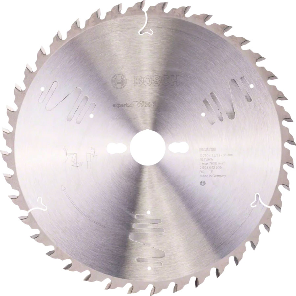 Пильный диск Bosch Expert for Wood 250×3.2×30, 40 ATB
