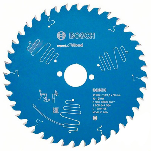 Пиляльний диск Bosch Expert for Wood 190х2х30 мм, 40 ATB
