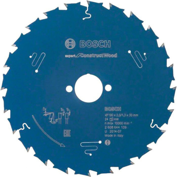 Пильный диск Bosch Expert for Construct Wood 190×2×30, 24 ATB + пирамида