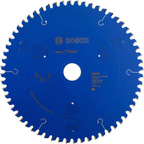 Диск по дереву Bosch Expert for Wood 250×2,4×30, 60 ATB